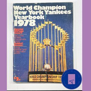 🔥1978 New York Yankees Baseball Yearbook 🔥